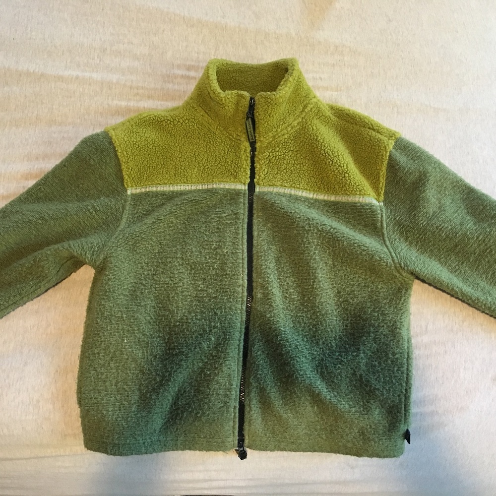 Horny Toad Green Fleece Jacket, size Medium.